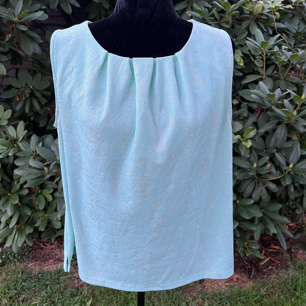 Dorothy Perkins Light Blue Textured Blouse